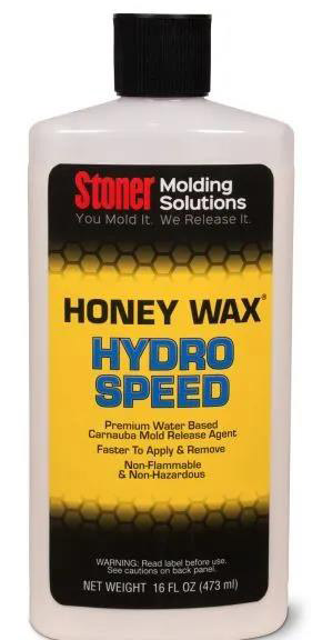 Stoner HoneyWax®Hydro Speed是一種高固含量的水性乳液，不含任何溶劑，旨在代替?zhèn)鹘y(tǒng)的高級涂蠟作為復合材料行業(yè)中的脫模劑。