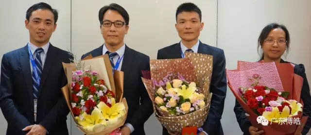 銷售冠軍賴建明、銷售亞軍郭家偉、銷售季軍賴紹英